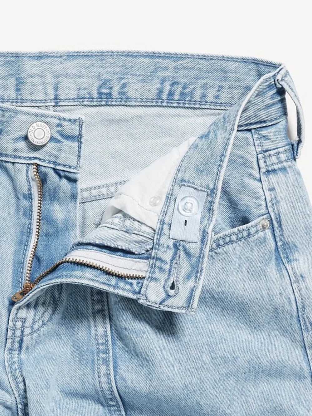 Light Blue Kids' Denim Cargo Jeans